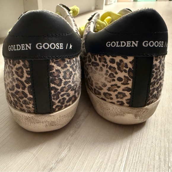 Golden Goose Leopard and Neon Sneakers Size 37 - Picture 7 of 8